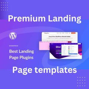 Premium Landing Page templates