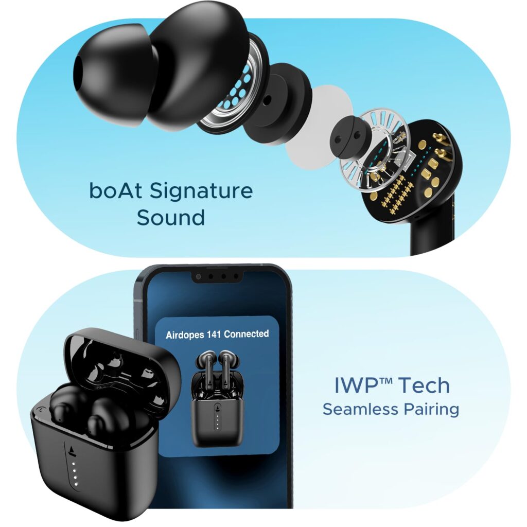 boAt Airdopes 141 Bluetooth TWS Earbuds